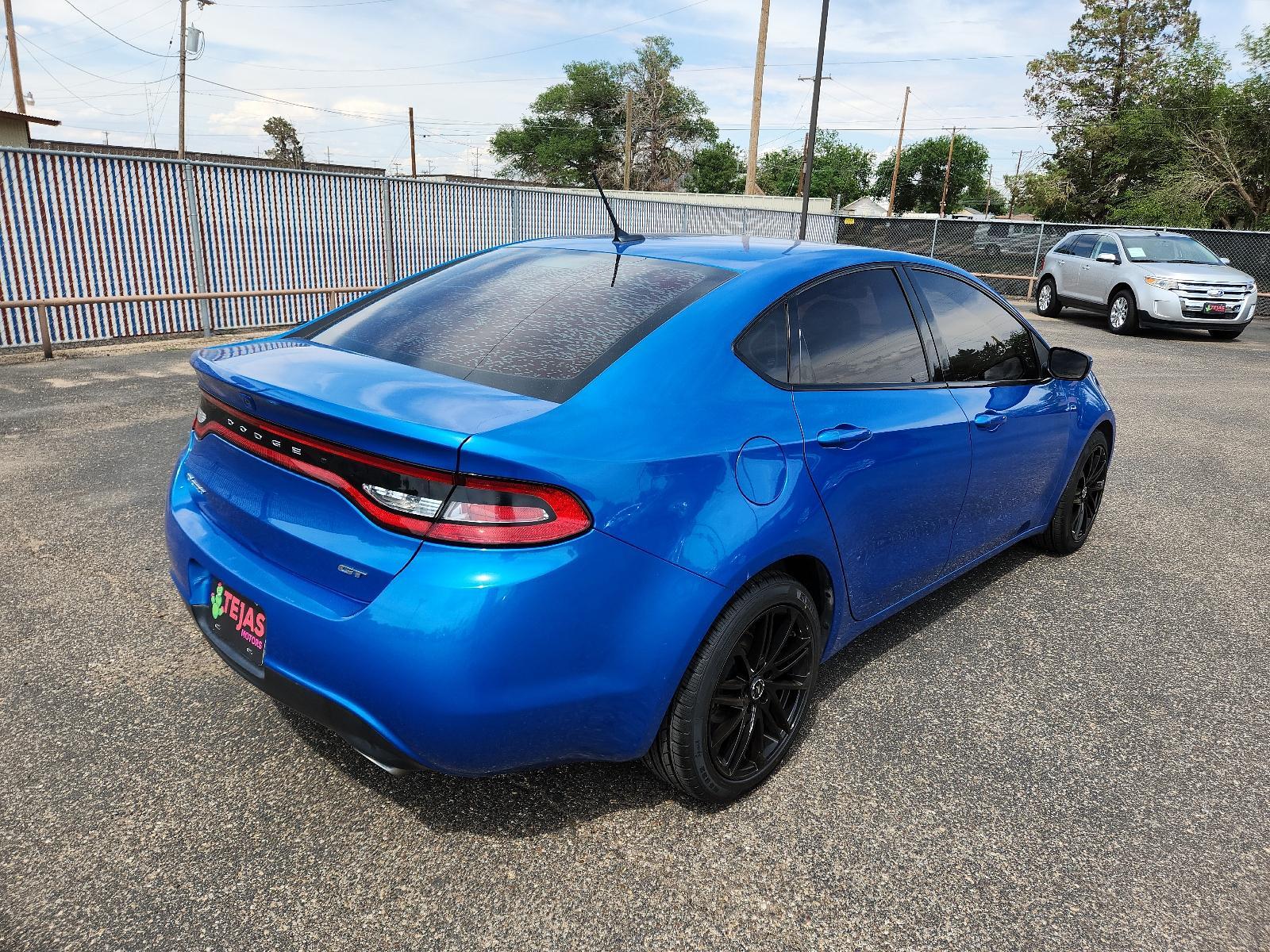 2016 BLUE Dodge Dart GT (1C3CDFEB8GD) with an ENGINE: 2.4L I4 MULTIAIR engine, located at 4110 Avenue Q, Lubbock, 79412, 33.556553, -101.855820 - 05/10/2023 INSPECTION IN ENVELOPE GOD 05/13/2023 KEY IN ENVELOPE GOD - Photo #1