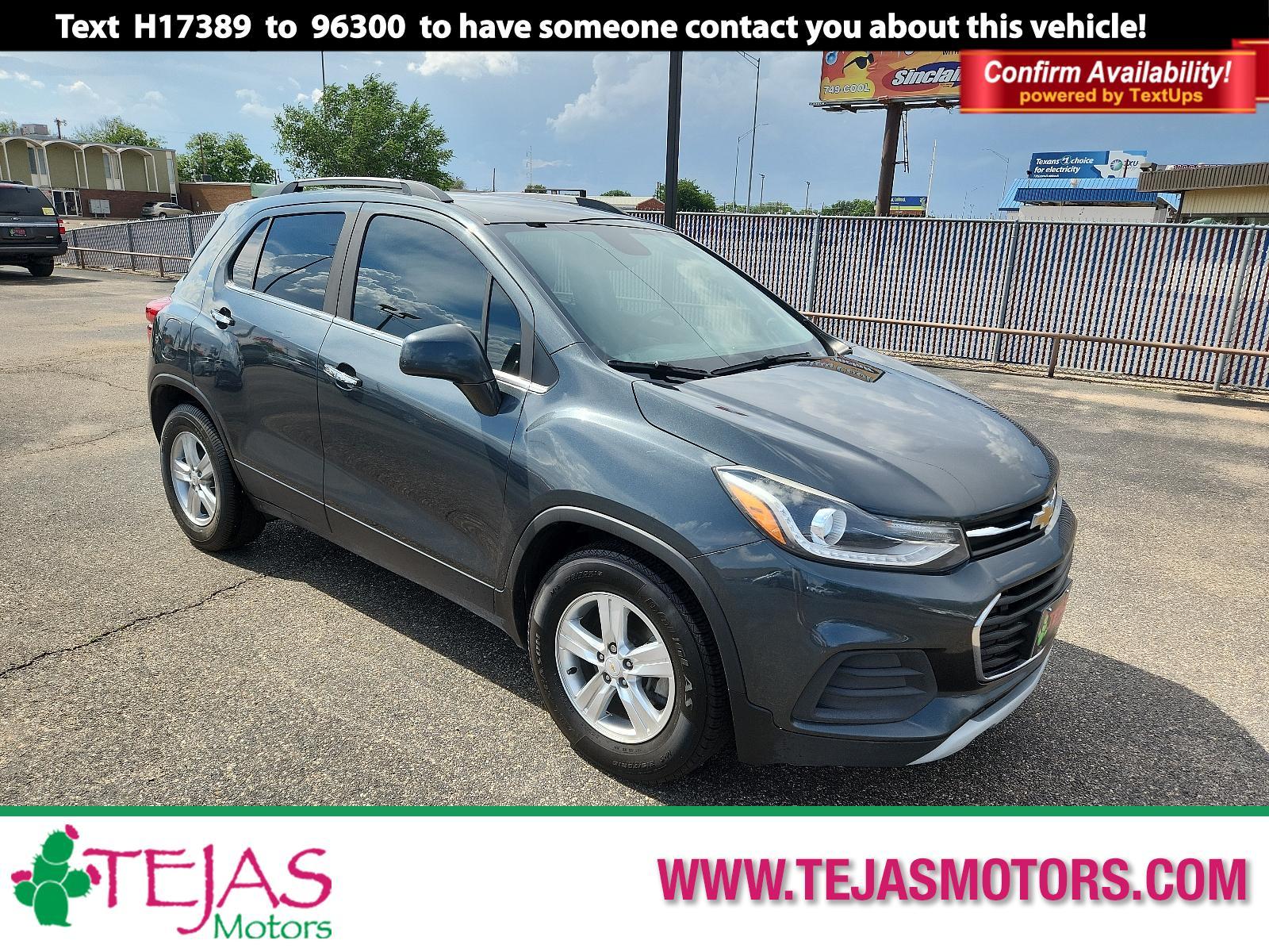2018 GRAY Chevrolet Trax LT (KL7CJLSB1JB) with an ENGINE, ECOTEC TURBO 1.4L VARIABLE VALVE TIMING DOHC 4-CYLINDER SEQUENTIAL MFI engine, located at 4110 Avenue Q, Lubbock, 79412, 33.556553, -101.855820 - 05/17/2023 INSPECTION IN ENVELOPE GOD - Photo #0