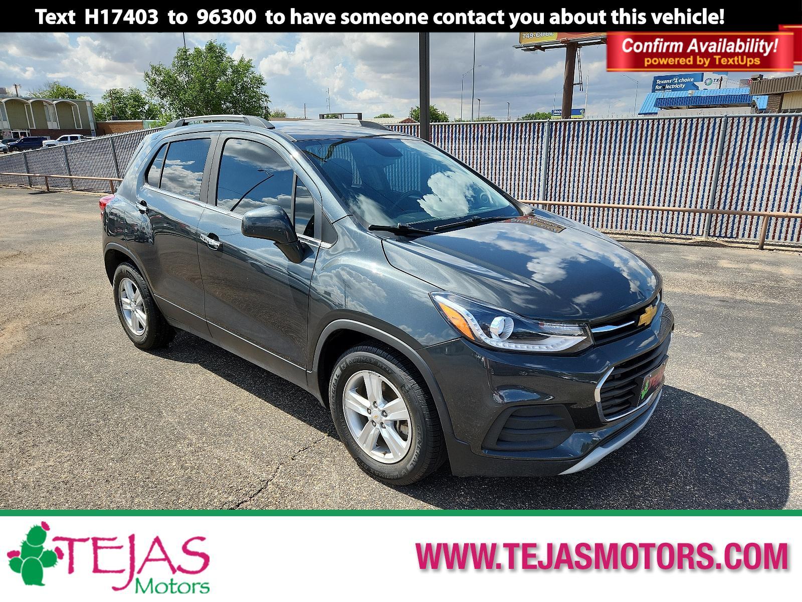 2017 GRAY Chevrolet Trax LT (KL7CJLSB6HB) with an ENGINE, ECOTEC TURBO 1.4L VARIABLE VALVE TIMING DOHC 4-CYLINDER SEQUENTIAL MFI engine, located at 4110 Avenue Q, Lubbock, 79412, 33.556553, -101.855820 - 05/20/2023 KEY IN ENVELOPE GOD - Photo #0