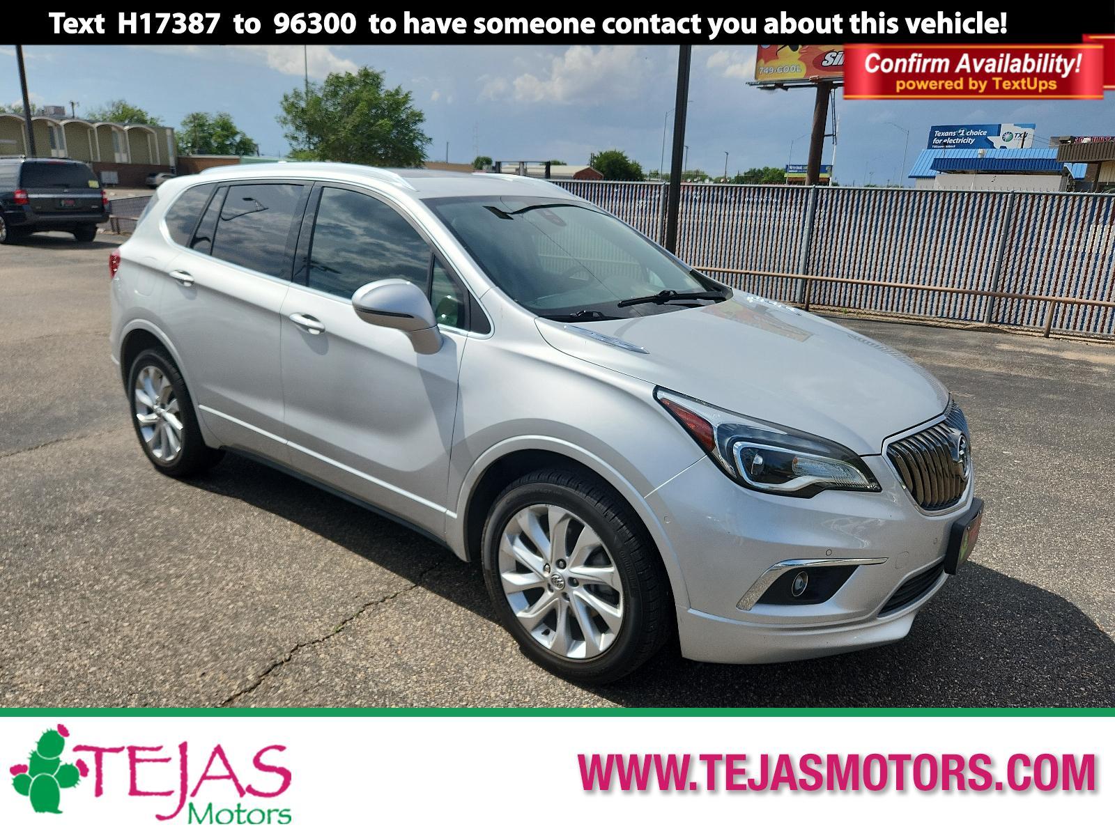 2016 SILVER Buick Envision Premium II (LRBFXFSX1GD) with an ENGINE, 2.0L TURBO DOHC 4-CYLINDER SIDI engine, located at 4110 Avenue Q, Lubbock, 79412, 33.556553, -101.855820 - 05/20/2023 INSPECTION AND KEY IN ENVELOPE GOD - Photo #0
