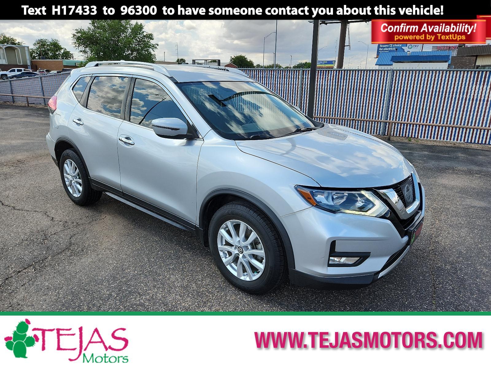 2017 SILVER Nissan Rogue SV (KNMAT2MT2HP) with an Engine: 2.5L DOHC 16-Valve I4 -inc: ECO mode engine, located at 4110 Avenue Q, Lubbock, 79412, 33.556553, -101.855820 - 05/24/2023 INSPECTION IN ENVELOPE GOD 05/27/2023 key in envelope god - Photo #0