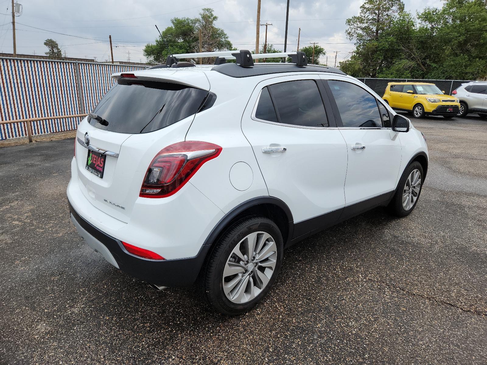 2019 WHITE Buick Encore Preferred (KL4CJASB7KB) with an ENGINE, ECOTEC TURBO 1.4L VARIABLE VALVE TIMING DOHC 4-CYLINDER SEQUENTIAL MFI engine, located at 4110 Avenue Q, Lubbock, 79412, 33.556553, -101.855820 - 06/03/2023 KEY IN ENVELOPE GOD - Photo #1