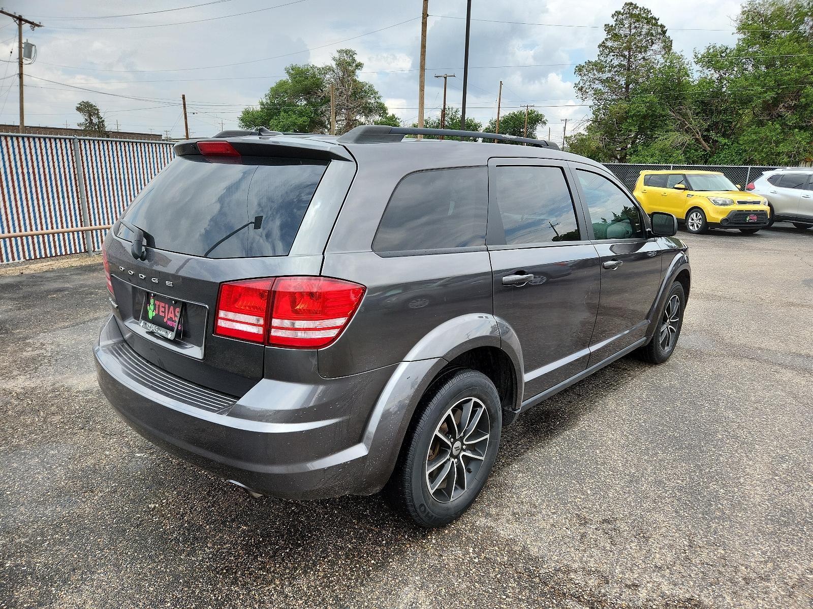 2018 GRAY Dodge Journey SE (3C4PDCAB0JT) with an ENGINE: 2.4L I4 DOHC 16V DUAL VVT engine, located at 4110 Avenue Q, Lubbock, 79412, 33.556553, -101.855820 - 06/03/2023 INSPECTION IN ENVELOPE AND KEY IN ENVELOPE GOD - Photo #1