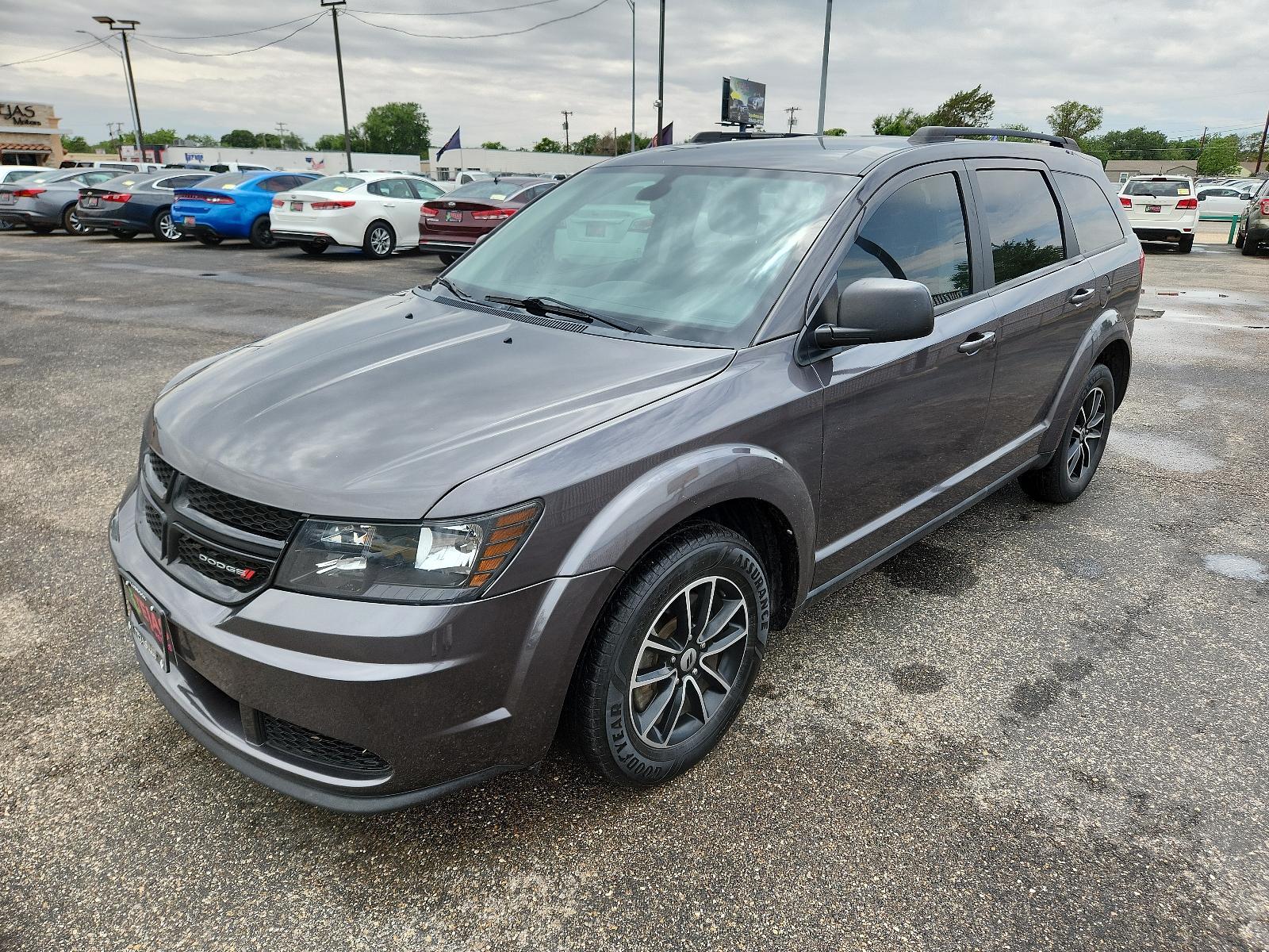2018 GRAY Dodge Journey SE (3C4PDCAB0JT) with an ENGINE: 2.4L I4 DOHC 16V DUAL VVT engine, located at 4110 Avenue Q, Lubbock, 79412, 33.556553, -101.855820 - 06/03/2023 INSPECTION IN ENVELOPE AND KEY IN ENVELOPE GOD - Photo #3