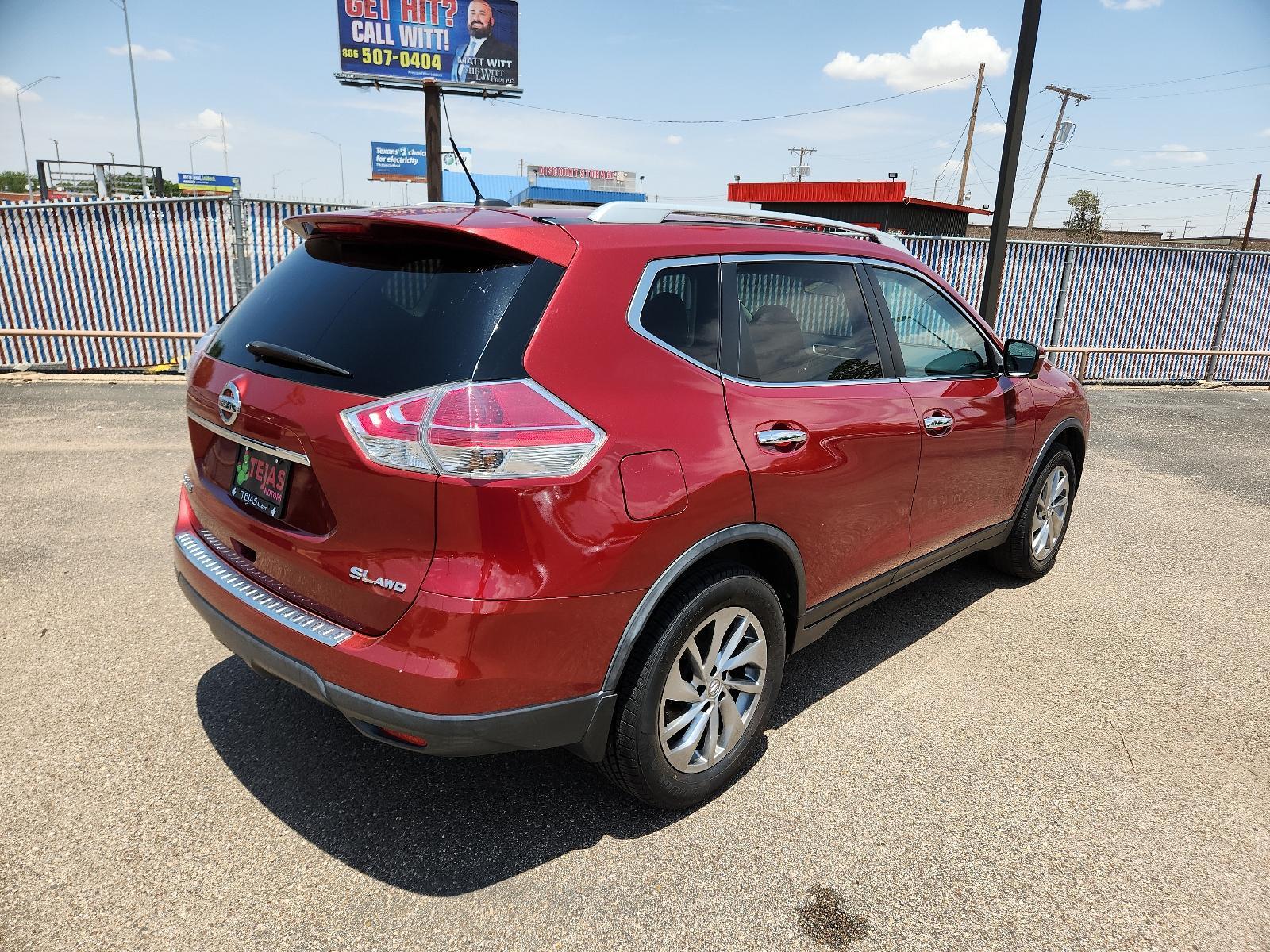 2015 Cayenne Red Nissan Rogue SL (5N1AT2MV3FC) with an Engine: 2.5L DOHC 16-Valve I4 -inc: ECO mode engine, located at 4110 Avenue Q, Lubbock, 79412, 33.556553, -101.855820 - 07/01/2023 INSPECTION IN ENVELOPE GOD 07/06/2023 KEY IN ENVELOPE GOD - Photo #1