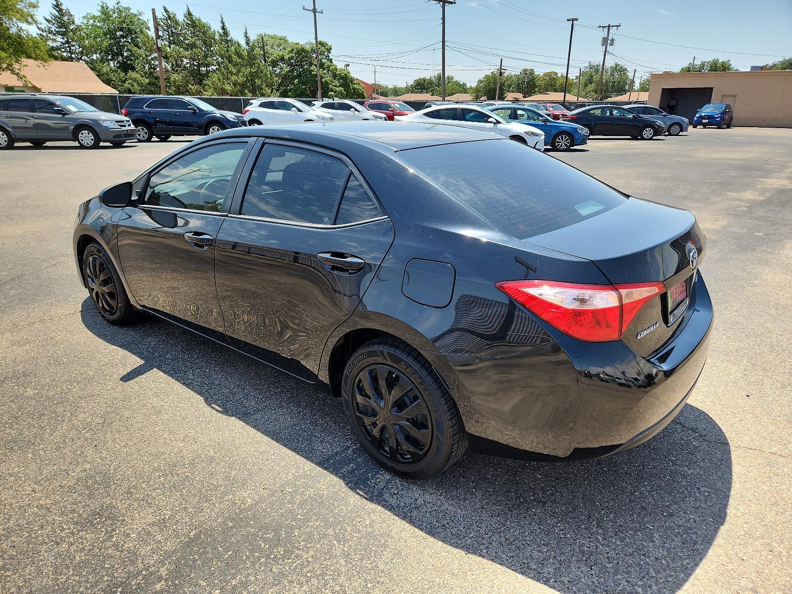 2017 BLACK Toyota Corolla LE (5YFBURHE5HP) with an Engine: 1.8L I-4 DOHC Dual VVT-i engine, located at 4110 Avenue Q, Lubbock, 79412, 33.556553, -101.855820 - 07/11/2023 KEY IN ENVELOPE GOD - Photo #2