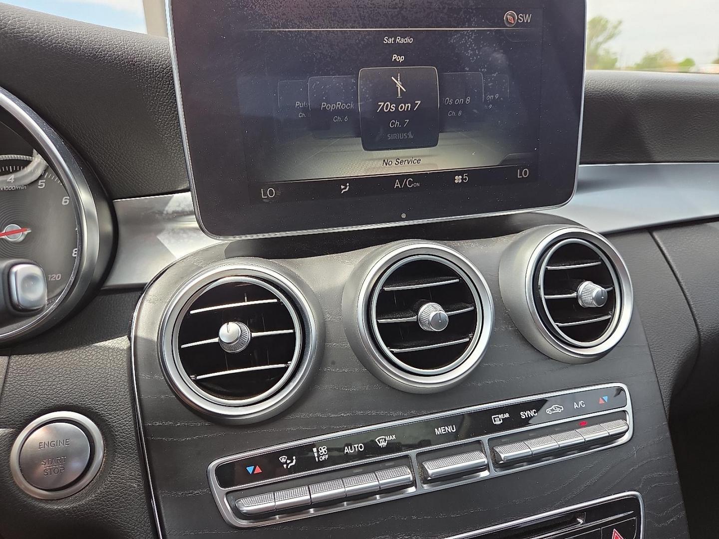 2016 Steel Gray Metallic - 755 /Black - 101 Mercedes-Benz C 300 (55SWF4JB9GU) with an 2L I-4 gasoline direct injection, DOHC, variable valve control, intercooled turbo, premium unleaded, engine with 241HP engine, located at 4110 Avenue Q, Lubbock, 79412, 33.556553, -101.855820 - Photo#10
