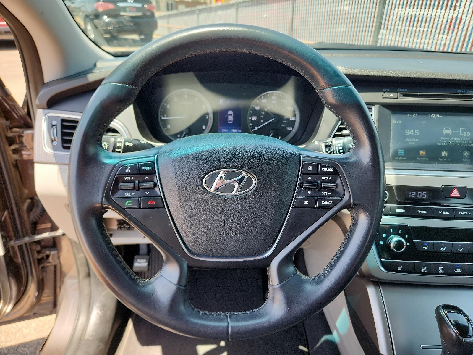 2017 BROWN Hyundai Sonata Sport (5NPE34AFXHH) with an Engine: 2.4L GDI 4-Cylinder engine, located at 4110 Avenue Q, Lubbock, 79412, 33.556553, -101.855820 - 07/27/2023 INSPECTION IN ENVELOPE GOD 07/29/2023 KEY IN ENVELOPE GOD - Photo #9
