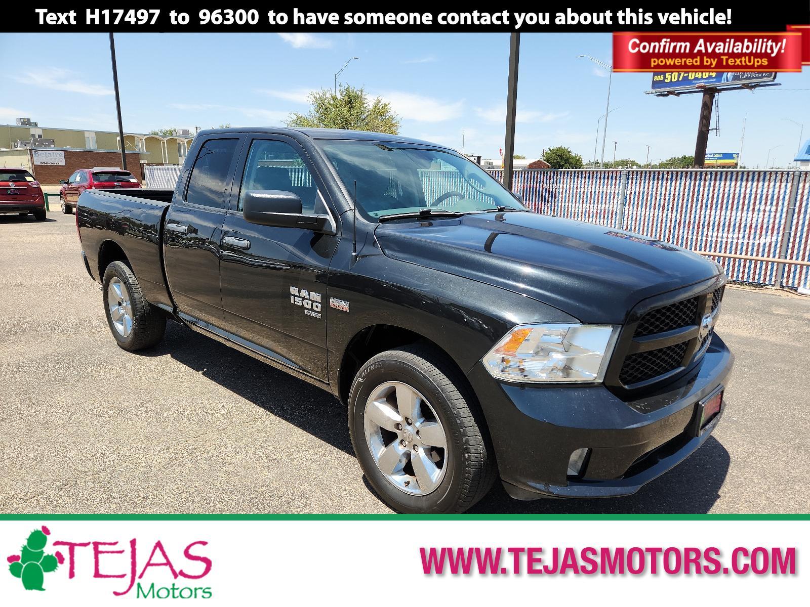 2019 BLACK Ram 1500 Classic Express (1C6RR6FT6KS) with an ENGINE: 5.7L V8 HEMI MDS VVT engine, located at 4110 Avenue Q, Lubbock, 79412, 33.556553, -101.855820 - 08/01/2023 KEY IN ENVELOPE AND INSPECTON GOD - Photo #0