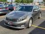 2015 GRAY Kia Optima EX (5XXGN4A70FG) with an Theta II 2.4L I-4 gasoline direct injection, DOHC, variable valve control, regular unleaded, engine with 192HP engine, located at 4110 Avenue Q, Lubbock, 79412, 33.556553, -101.855820 - Photo#3