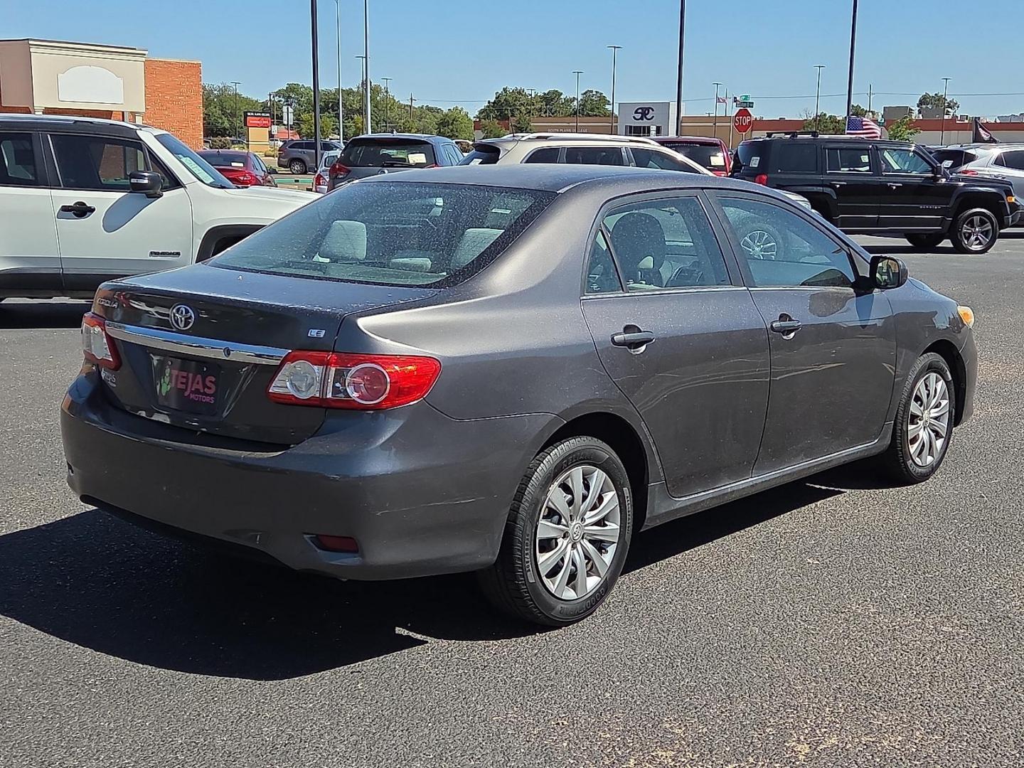 2013 Magnetic Gray Metallic - 1G3 /Ash - 16 Toyota Corolla LE (5YFBU4EE4DP) with an 1.8L I-4 DOHC, variable valve control, regular unleaded, engine with 132HP engine, located at 4110 Avenue Q, Lubbock, 79412, 33.556553, -101.855820 - Photo#2