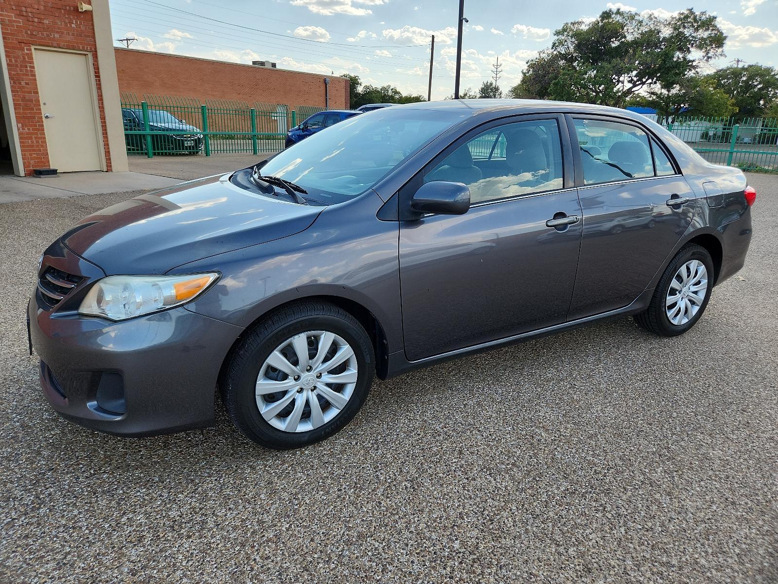 2013 GRAY Toyota Corolla L (5YFBU4EE4DP) with an 1.8L DOHC SFI 16-valve VVT-i I4 engine engine, located at 4110 Avenue Q, Lubbock, 79412, 33.556553, -101.855820 - 08/11/2023 KEY AND INSPECTION IN ENVELOPE GOD - Photo #3