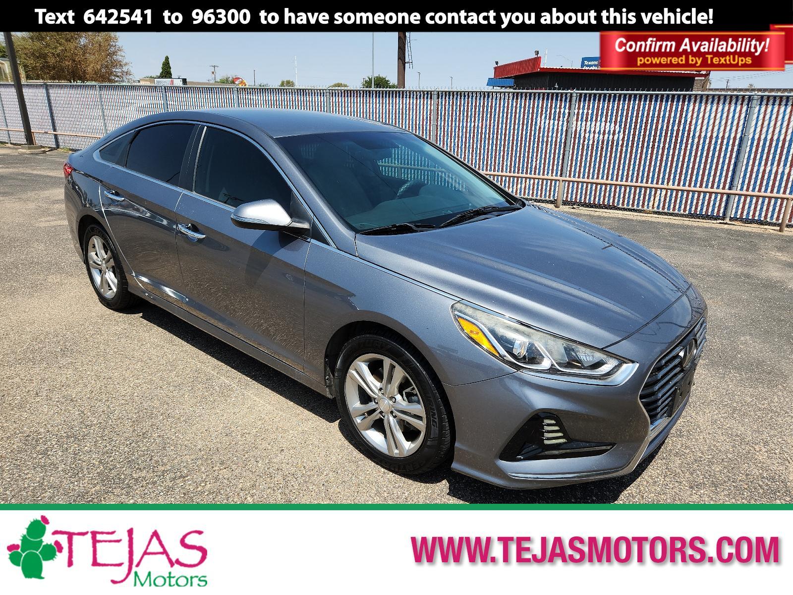 2018 Machine Gray - 2C /Gray - GG Hyundai Sonata SEL (5NPE34AF4JH) with an Engine: 2.4L GDI 4-Cylinder engine, located at 4110 Avenue Q, Lubbock, 79412, 33.556553, -101.855820 - 08/15/2023 KEY IN ENVELOPE GOD 08/16/2023 inspection in envelope god - Photo #0