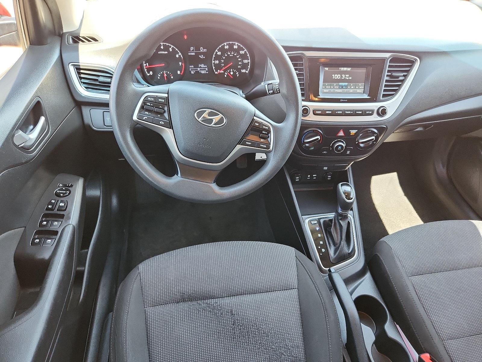 2018 RED /Grey Hyundai Accent SE (3KPC24A39JE) with an Engine: 1.6L DOHC 16-Valve I-4 GDI -inc: Dual Continuously Variable Valve Timing (D-CVVT) engine, located at 4110 Avenue Q, Lubbock, 79412, 33.556553, -101.855820 - 08/18/2023 KEY AND INSPECTION IN EVELOPE GOD - Photo #8