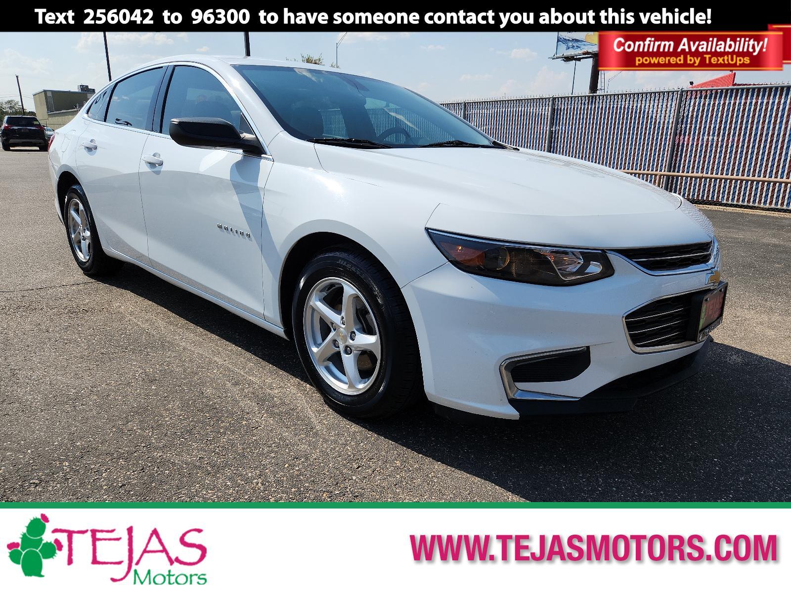 2018 White /Dark Atmosphere/Medium Ash Gray - H1H Chevrolet Malibu LS (1G1ZB5ST4JF) with an ENGINE, 1.5L TURBO DOHC 4-CYLINDER DI engine, located at 4110 Avenue Q, Lubbock, 79412, 33.556553, -101.855820 - 08/23/2023 INSPECTION IN ENVELOPE GOD 08/26/2023 KEY IN ENVELOPE GOD - Photo #0