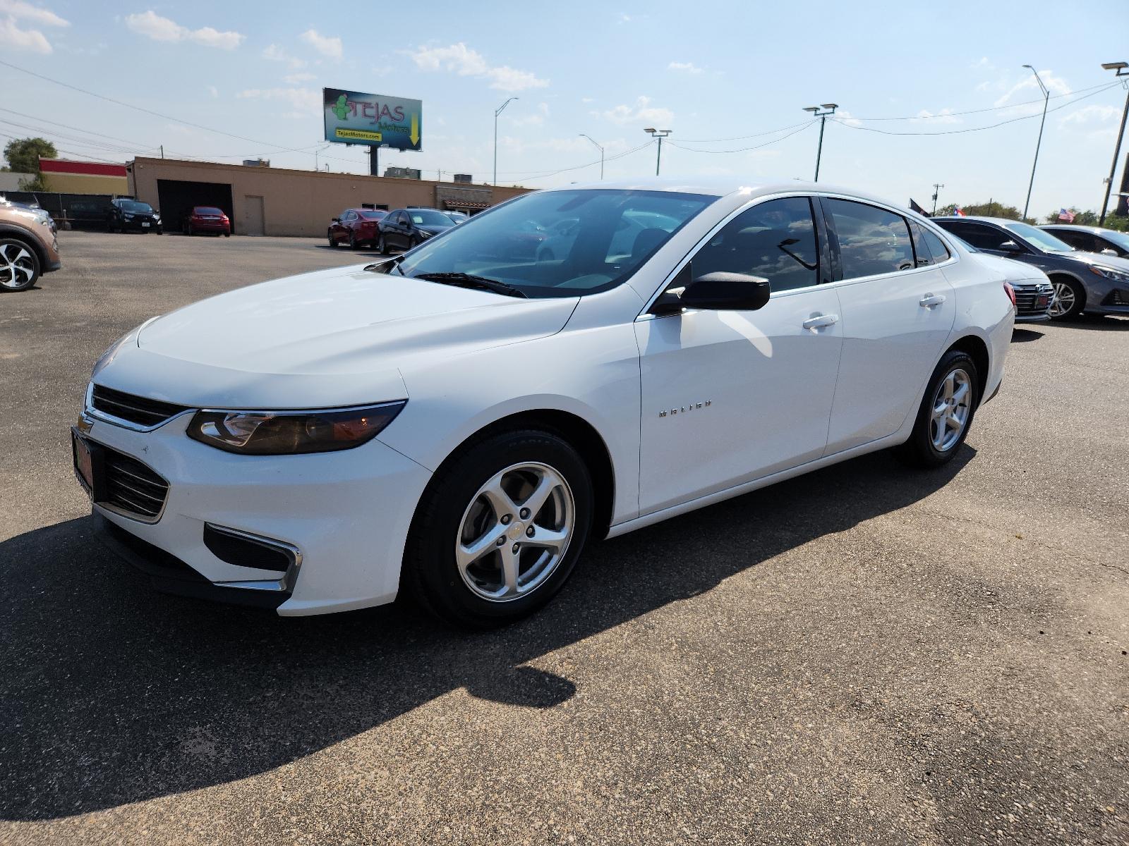 2018 White /Dark Atmosphere/Medium Ash Gray - H1H Chevrolet Malibu LS (1G1ZB5ST4JF) with an ENGINE, 1.5L TURBO DOHC 4-CYLINDER DI engine, located at 4110 Avenue Q, Lubbock, 79412, 33.556553, -101.855820 - 08/23/2023 INSPECTION IN ENVELOPE GOD 08/26/2023 KEY IN ENVELOPE GOD - Photo #1