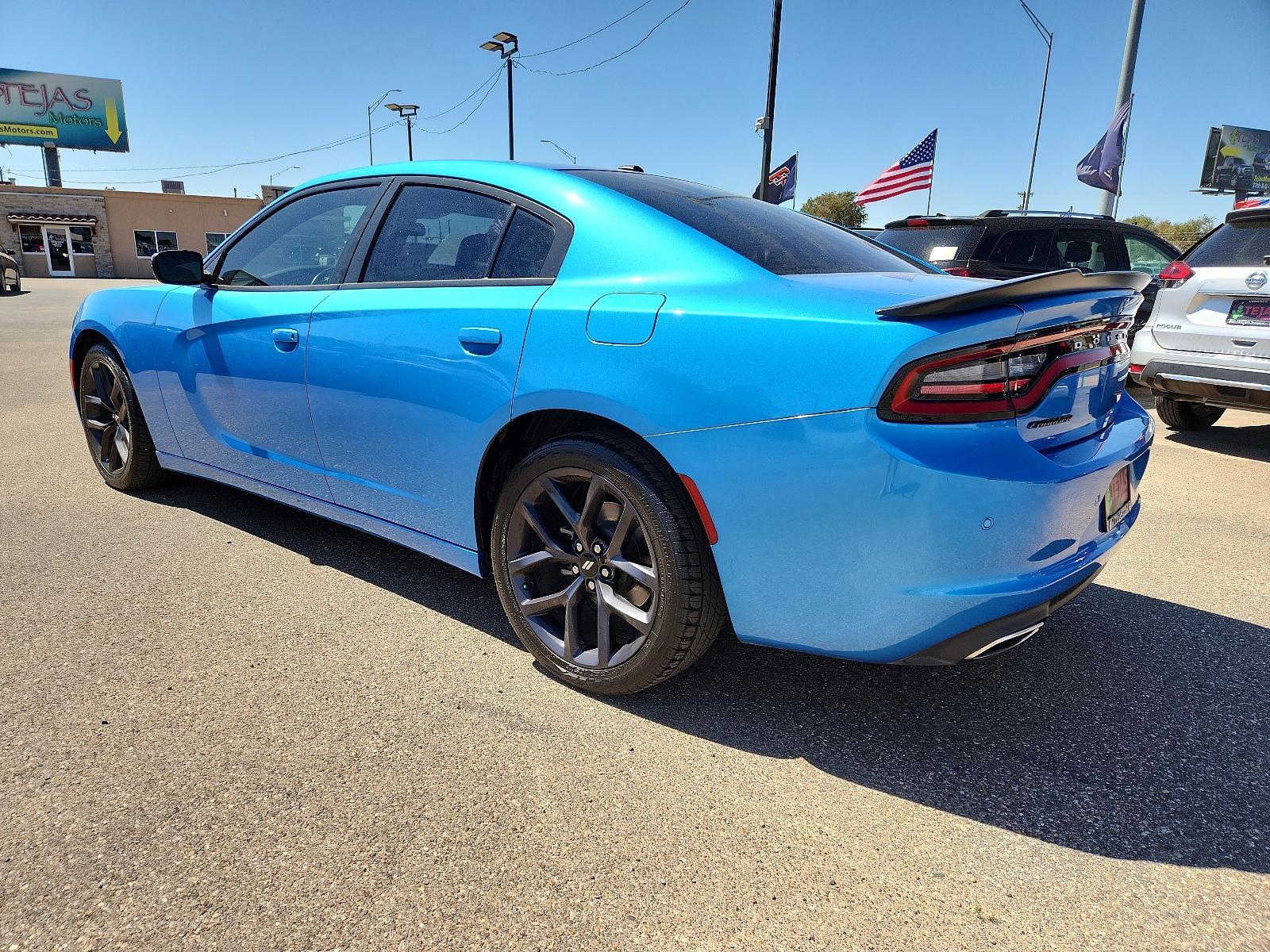 2019 BLUE /Blue Dodge Charger SXT (2C3CDXBG8KH) with an ENGINE: 3.6L V6 24V VVT engine, located at 4110 Avenue Q, Lubbock, 79412, 33.556553, -101.855820 - 09/01/2023 INSPECTION IN ENVELOPE GOD 09/02/2023 KEY IN ENVELOPE GOD - Photo #1