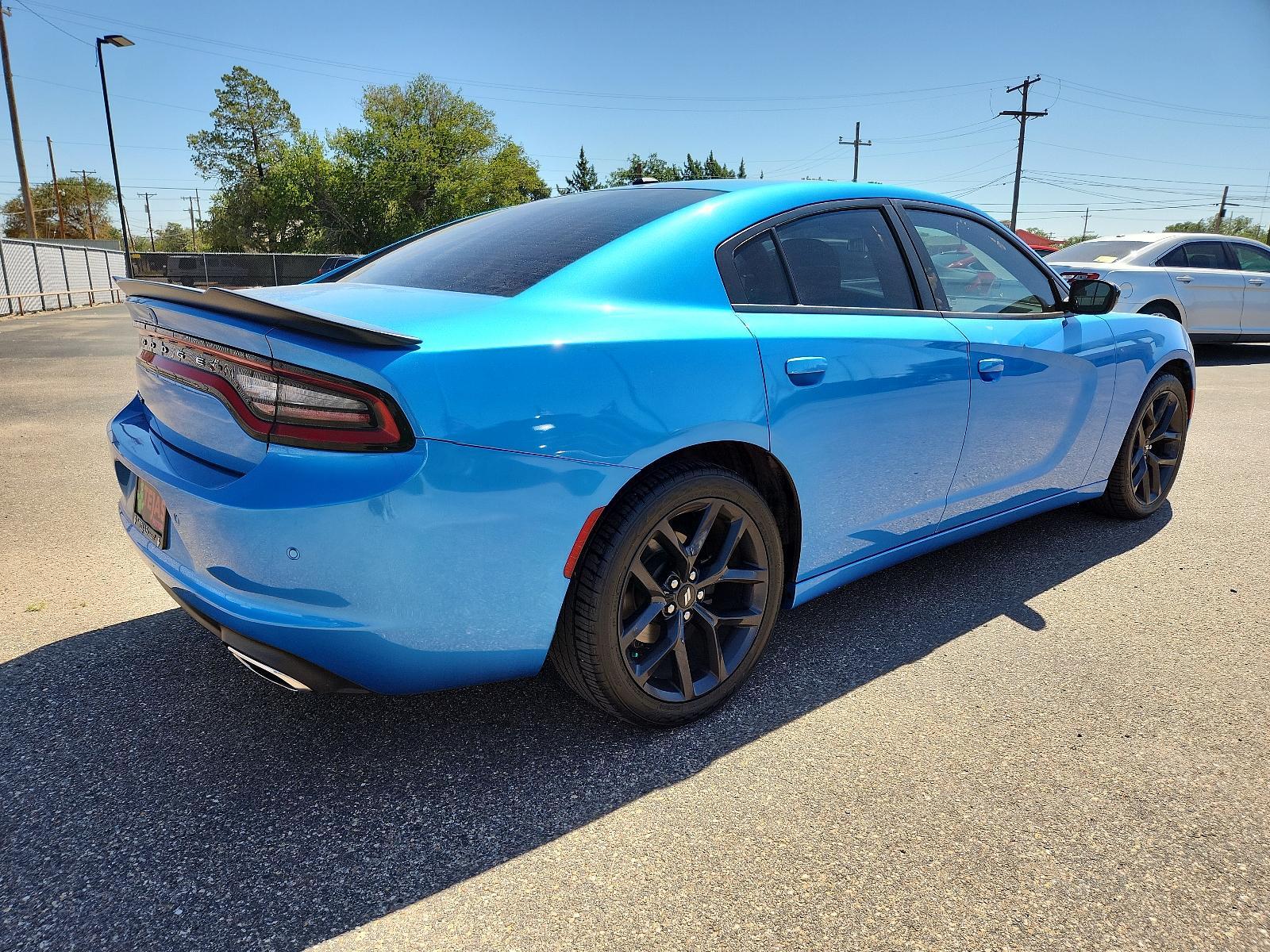 2019 BLUE /Blue Dodge Charger SXT (2C3CDXBG8KH) with an ENGINE: 3.6L V6 24V VVT engine, located at 4110 Avenue Q, Lubbock, 79412, 33.556553, -101.855820 - 09/01/2023 INSPECTION IN ENVELOPE GOD 09/02/2023 KEY IN ENVELOPE GOD - Photo #2