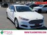 2016 Oxford White Clearcoat Ford Fusion SE (3FA6P0H76GR) with an Duratec 2.5L I-4 DOHC, iVCT variable valve control, regular unleaded, engine with 175HP engine, located at 4110 Avenue Q, Lubbock, 79412, 33.556553, -101.855820 - Photo#0