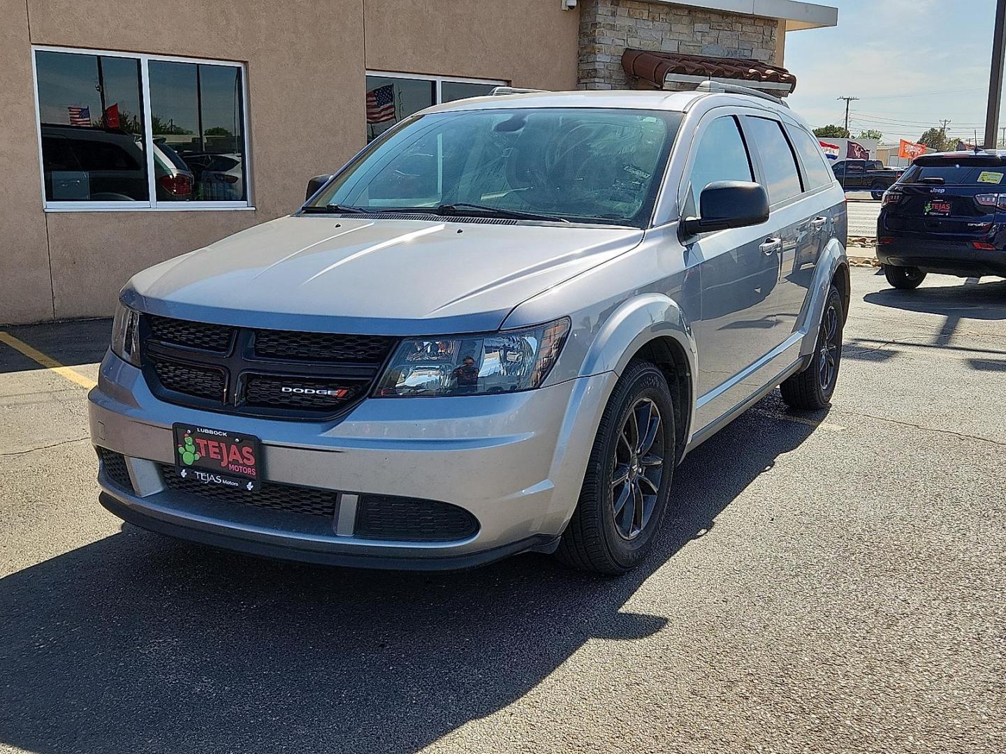 2020 SILVER /Black - X9 Dodge Journey SE Value (3C4PDCAB8LT) with an Tigershark MultiAir 2.4L I-4 DOHC, VVT variable valve control, regular unleaded, engine with 173HP engine, located at 4110 Avenue Q, Lubbock, 79412, 33.556553, -101.855820 - 04/10/2026 KEY IN ENVELOPE GOD - Photo#1