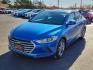 2018 Electric Blue Metallic - N4B /Gray - PKG Hyundai Elantra SEL (KMHD84LF6JU) with an Nu 2L I-4 DOHC, D-CVVT variable valve control, regular unleaded, engine with 147HP engine, located at 4110 Avenue Q, Lubbock, 79412, 33.556553, -101.855820 - Photo#1