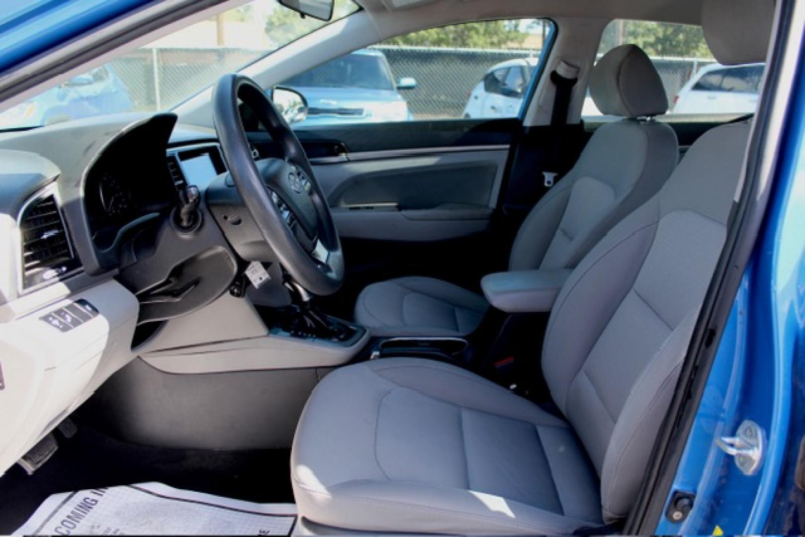 2018 Electric Blue Metallic - N4B /Gray - PKG Hyundai Elantra SEL (KMHD84LF6JU) with an Nu 2L I-4 DOHC, D-CVVT variable valve control, regular unleaded, engine with 147HP engine, located at 4110 Avenue Q, Lubbock, 79412, 33.556553, -101.855820 - 02/17/206 KEY IN ENVELOPE GOD- Photo#6