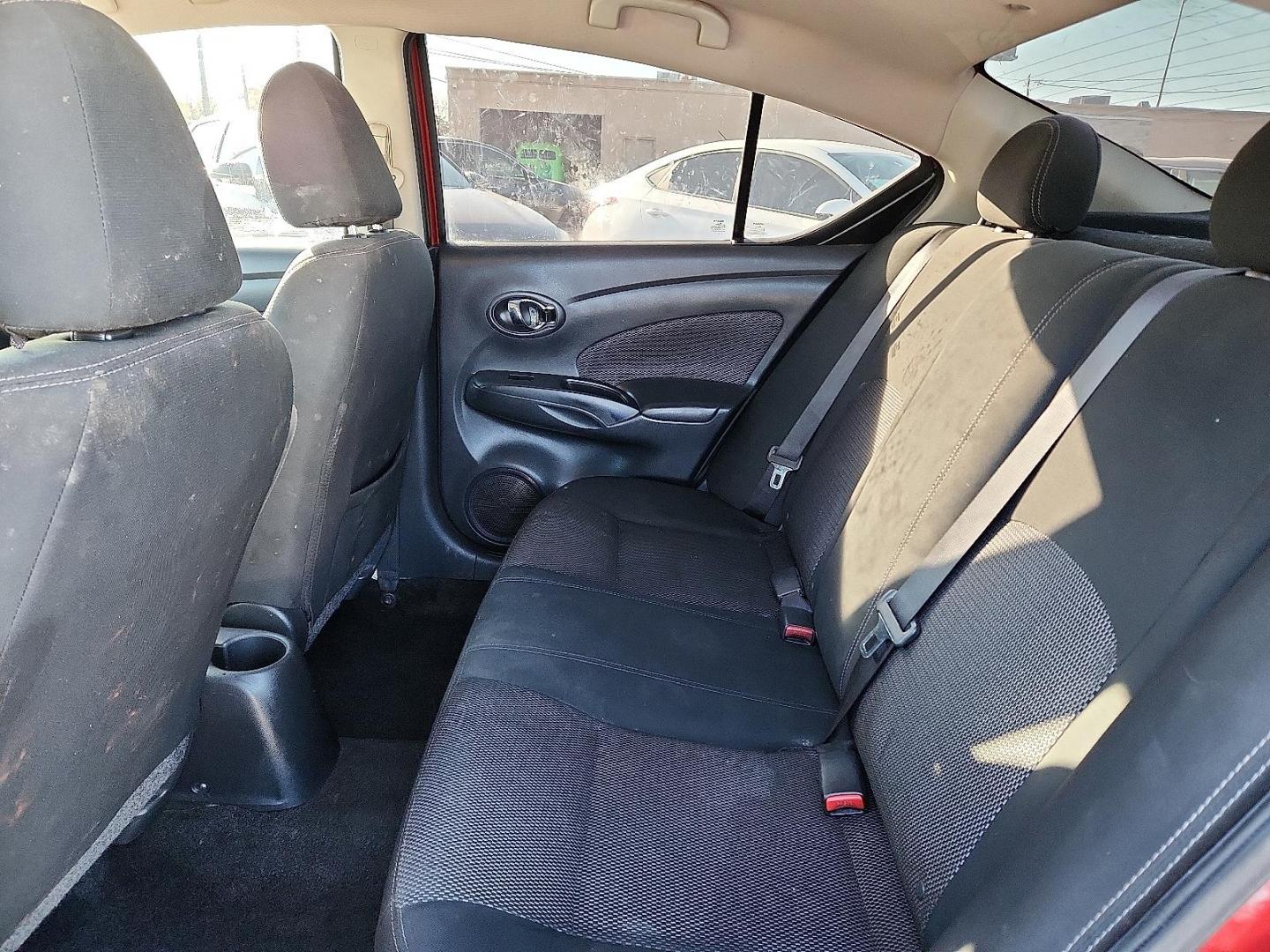 2018 Cayenne Red - NAH /Charcoal - G Nissan Versa 1.6 SV (3N1CN7AP8JL) with an 1.6L I-4 DOHC, variable valve control, regular unleaded, engine with 109HP engine, located at 4110 Avenue Q, Lubbock, 79412, 33.556553, -101.855820 - Photo#4