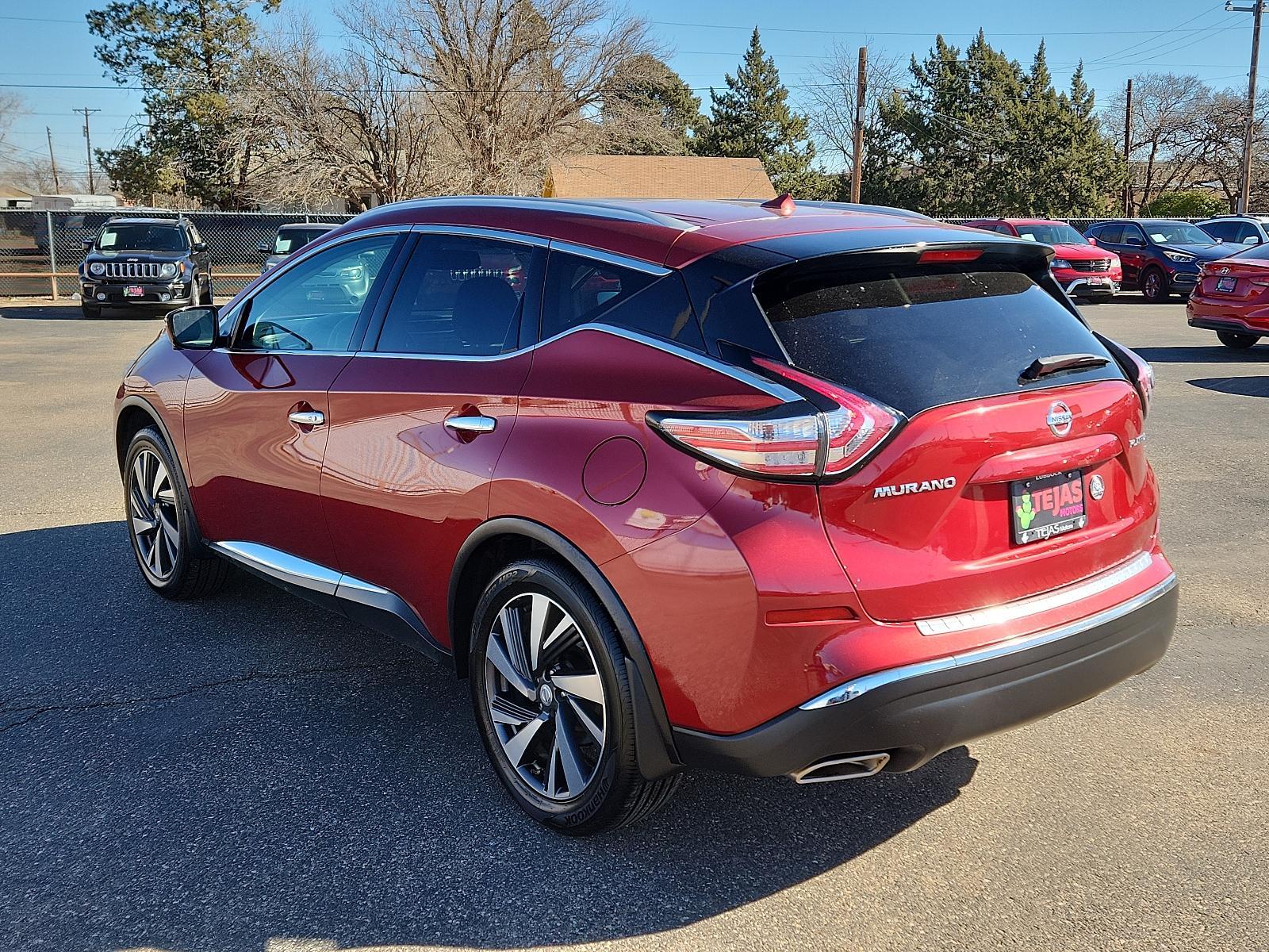 2015 RED Nissan Murano Platinum (5N1AZ2MG4FN) with an Engine: 3.5L V6 DOHC engine, located at 4110 Avenue Q, Lubbock, 79412, 33.556553, -101.855820 - 01/16/2024 INSPECTION IN INVENTORY GOD 01/20/2024 KEY IN ENVELOPE GOD - Photo #2
