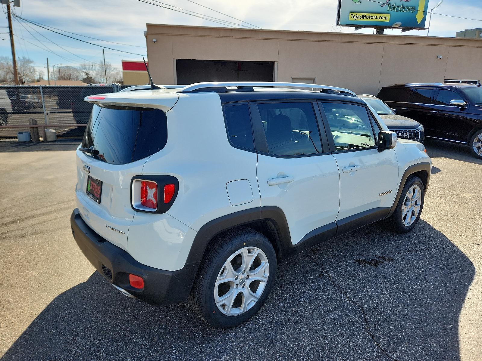 2018 WHITE Jeep Renegade Limited (ZACCJADB3JP) with an ENGINE: 2.4L I4 MULTIAIR engine, located at 4110 Avenue Q, Lubbock, 79412, 33.556553, -101.855820 - 01/16/2024 INSPECTION IN ENVENTORY GOD 01/30/2024 KEY IN ENVELOPE GOD - Photo #1