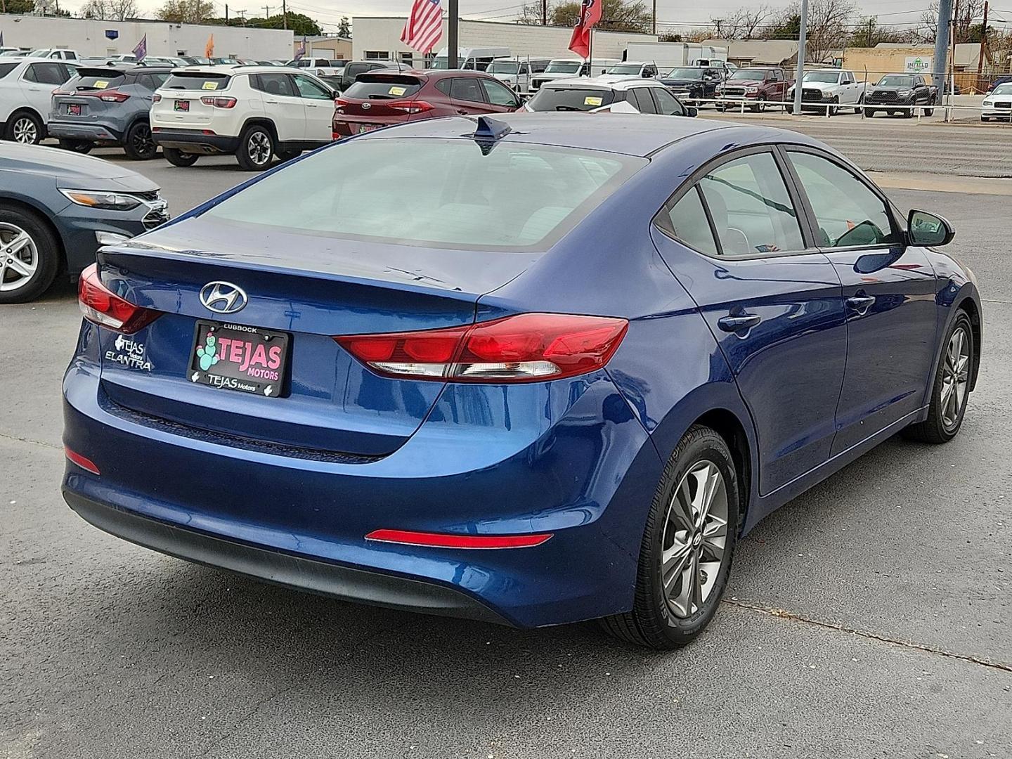 2017 BLUE Hyundai Elantra SE (5NPD84LF4HH) with an Nu 2L I-4 DOHC, D-CVVT variable valve control, regular unleaded, engine with 147HP engine, located at 4110 Avenue Q, Lubbock, 79412, 33.556553, -101.855820 - 01/30/2024 INSPECTION AND KEY IN ENVELOPE GOD - Photo#1