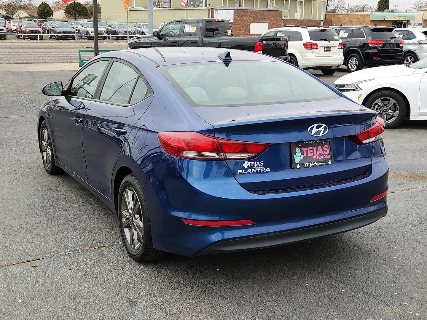 2017 BLUE Hyundai Elantra SE (5NPD84LF4HH) with an Nu 2L I-4 DOHC, D-CVVT variable valve control, regular unleaded, engine with 147HP engine, located at 4110 Avenue Q, Lubbock, 79412, 33.556553, -101.855820 - 01/30/2024 INSPECTION AND KEY IN ENVELOPE GOD - Photo#2