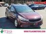 2017 Garnet Red - B4N /Black - WK Kia Forte LX (3KPFK4A74HE) with an 2L I-4 DOHC, D-CVVT variable valve control, regular unleaded, engine with 147HP engine, located at 4110 Avenue Q, Lubbock, 79412, 33.556553, -101.855820 - Photo#0