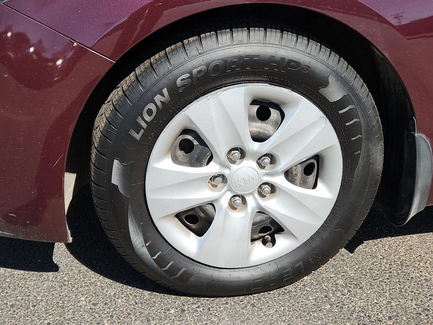 2017 Garnet Red - B4N /Black - WK Kia Forte LX (3KPFK4A74HE) with an 2L I-4 DOHC, D-CVVT variable valve control, regular unleaded, engine with 147HP engine, located at 4110 Avenue Q, Lubbock, 79412, 33.556553, -101.855820 - Photo#4