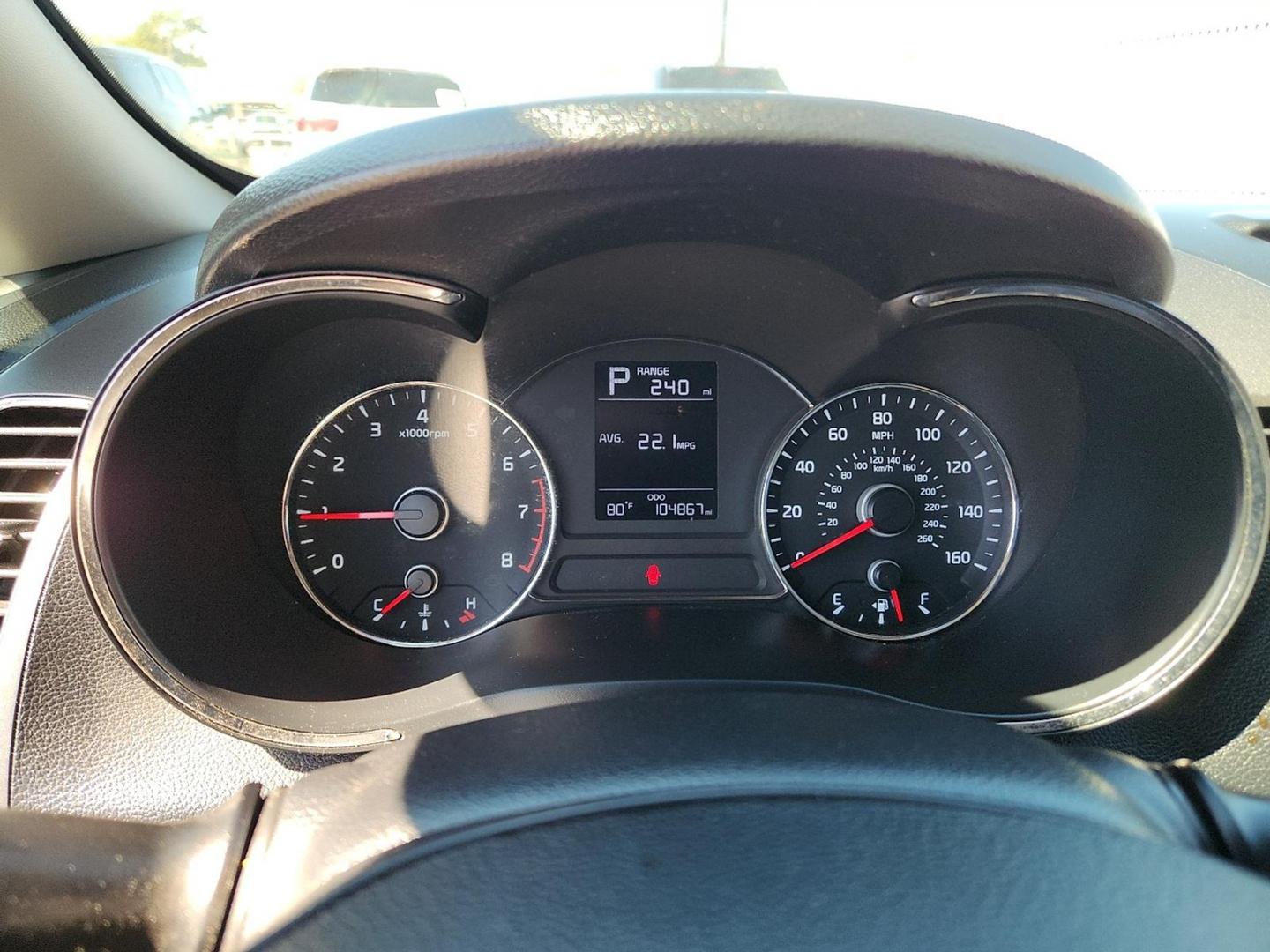 2017 Garnet Red - B4N /Black - WK Kia Forte LX (3KPFK4A74HE) with an 2L I-4 DOHC, D-CVVT variable valve control, regular unleaded, engine with 147HP engine, located at 4110 Avenue Q, Lubbock, 79412, 33.556553, -101.855820 - Photo#10