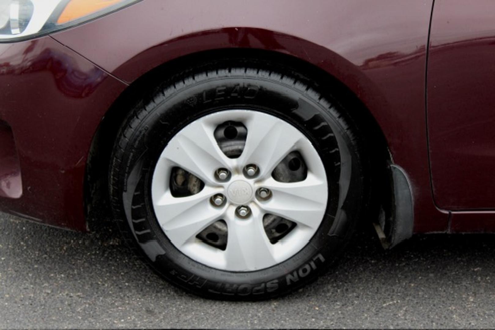 2017 Garnet Red - B4N /Black - WK Kia Forte LX (3KPFK4A74HE) with an 2L I-4 DOHC, D-CVVT variable valve control, regular unleaded, engine with 147HP engine, located at 4110 Avenue Q, Lubbock, 79412, 33.556553, -101.855820 - 11/12/2025 KEY IN ENVELOPE GOD- Photo#8