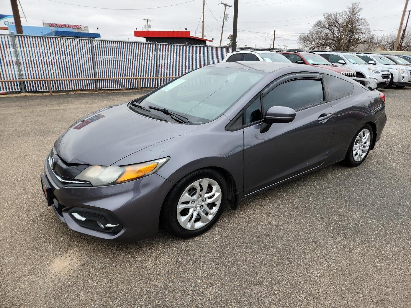 2015 GRAY Honda Civic LX (2HGFG3A55FH) with an 1.8L I-4 i-VTEC variable valve control, regular unleaded, engine with 143HP engine, located at 4110 Avenue Q, Lubbock, 79412, 33.556553, -101.855820 - 02/10/2024 INSPECTION KEY IN ENVELOPE GOD - Photo#3