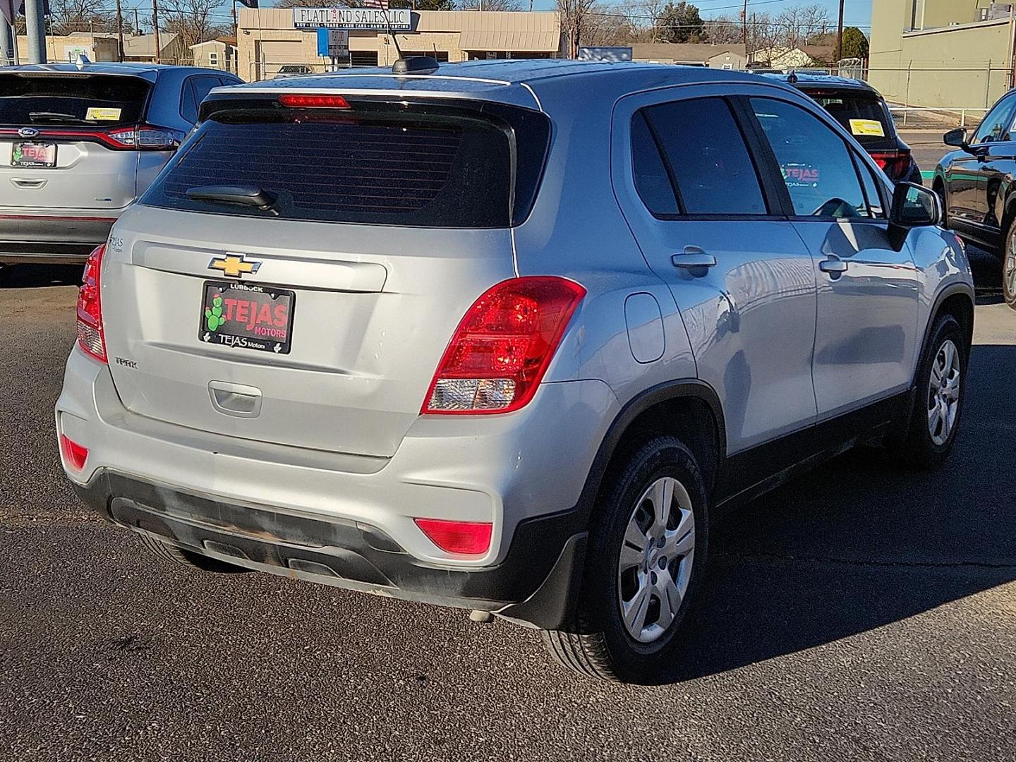 2018 Chevrolet Trax LS (3GNCJKSB8JL) with an ECOTEC 1.4L I-4 DOHC, VVT variable valve control, intercooled turbo, regular unleaded, engine with 138HP engine, located at 4110 Avenue Q, Lubbock, 79412, 33.556553, -101.855820 - 01/10/2026 KEY IN ENVELOPE GOD - Photo#1