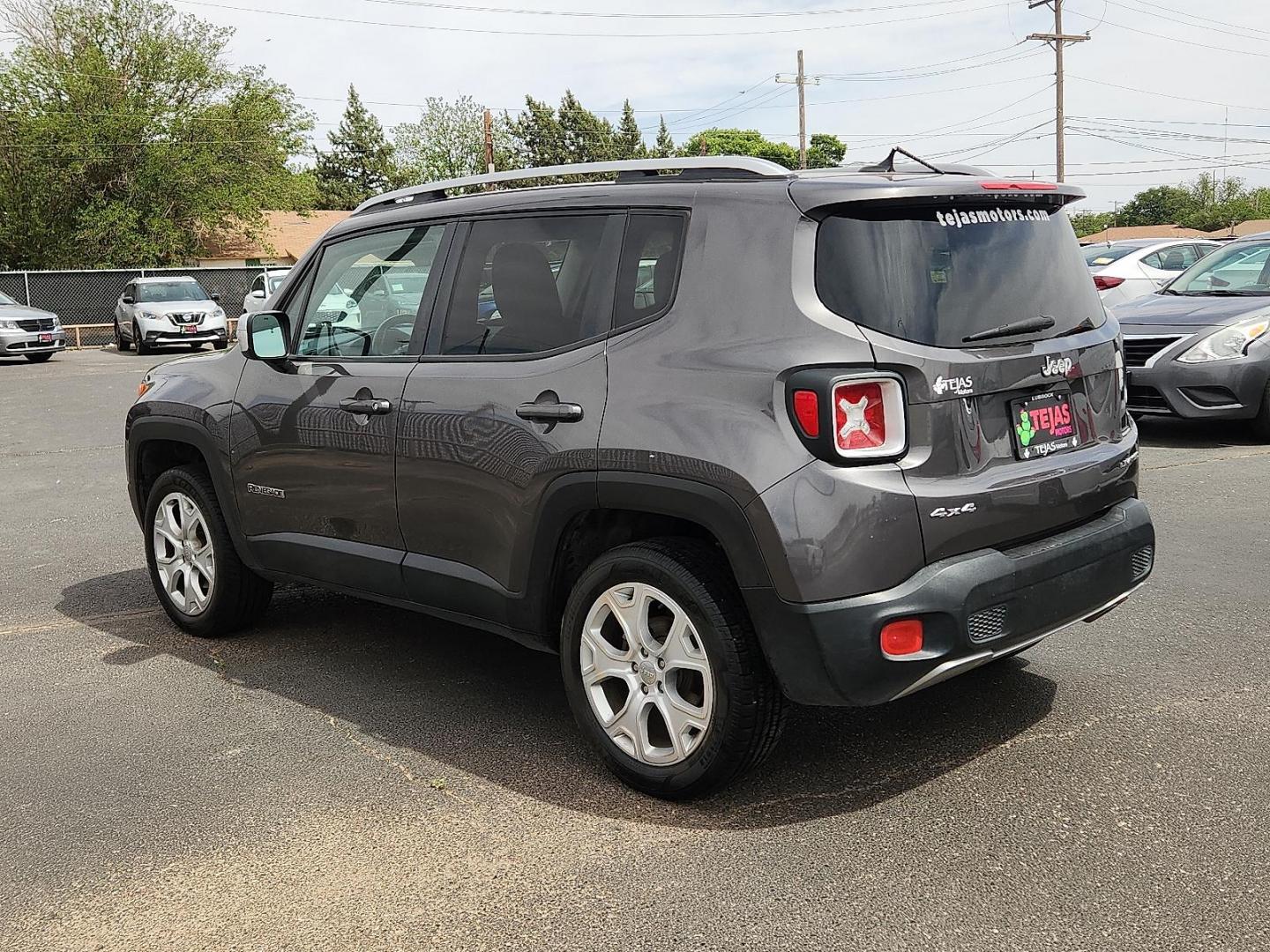 2016 Granite Crystal Metallic Clearcoat - PAU /Black - X9 Jeep Renegade Limited (ZACCJBDT6GP) with an Tigershark MultiAir 2.4L I-4 variable valve control, regular unleaded, engine with 180HP engine, located at 4110 Avenue Q, Lubbock, 79412, 33.556553, -101.855820 - Photo#2