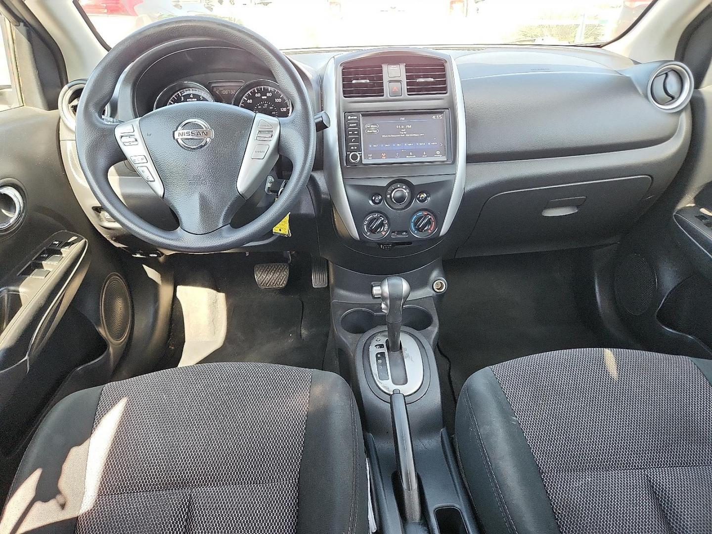 2019 Brilliant Silver Metallic - K23 /Charcoal - G Nissan Versa 1.6 SV (3N1CN7AP6KL) with an 1.6L I-4 DOHC, variable valve control, regular unleaded, engine with 109HP engine, located at 4110 Avenue Q, Lubbock, 79412, 33.556553, -101.855820 - Photo#5
