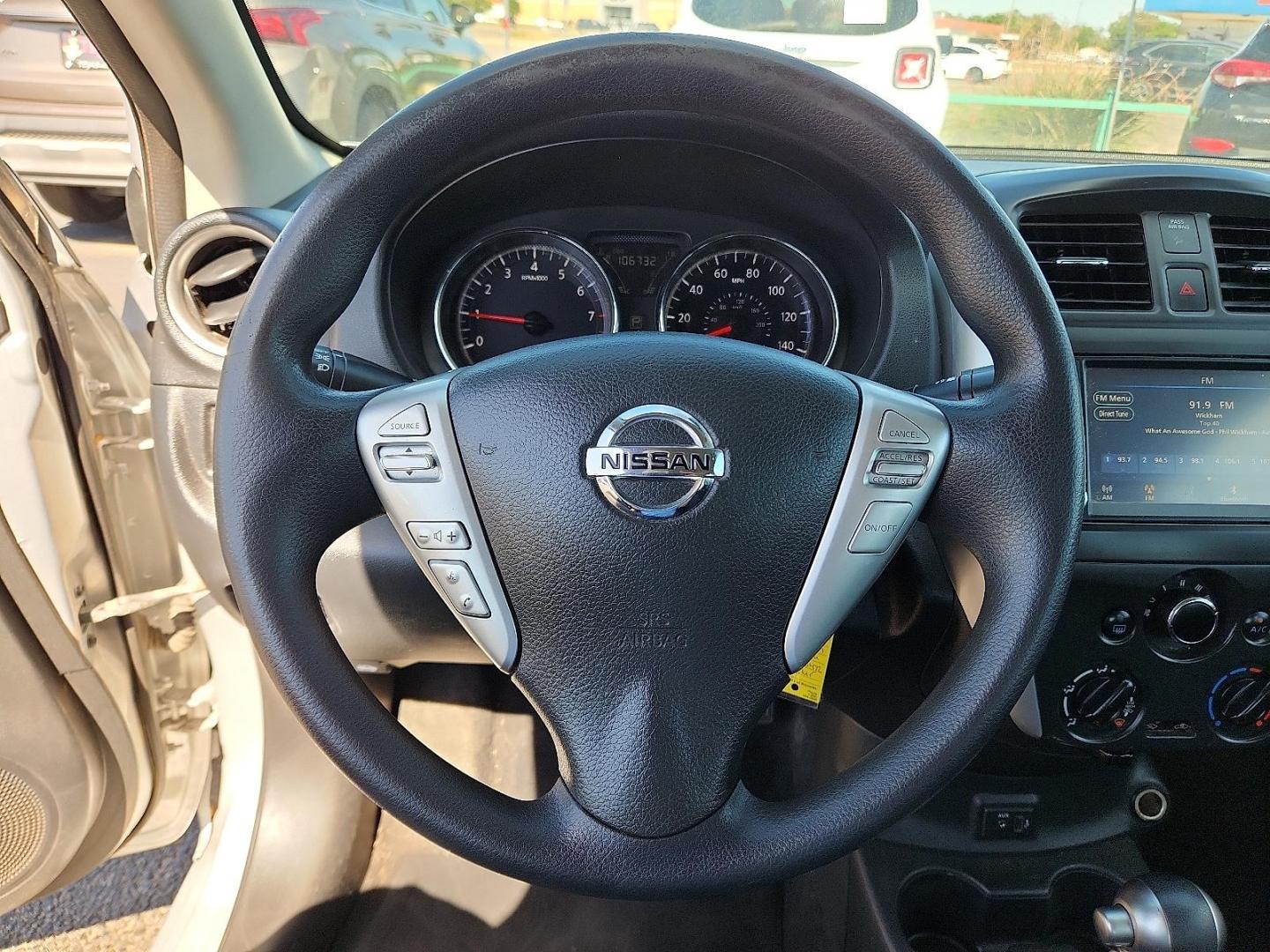 2019 Brilliant Silver Metallic - K23 /Charcoal - G Nissan Versa 1.6 SV (3N1CN7AP6KL) with an 1.6L I-4 DOHC, variable valve control, regular unleaded, engine with 109HP engine, located at 4110 Avenue Q, Lubbock, 79412, 33.556553, -101.855820 - Photo#10