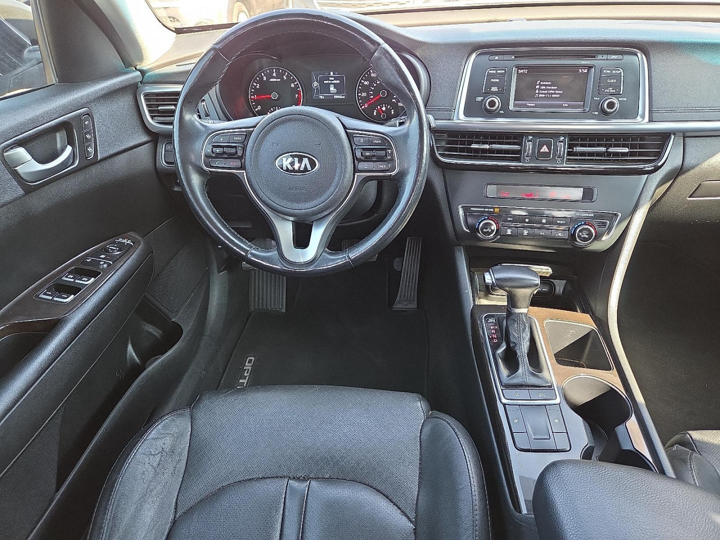 2016 Titanium Gray - IM /Black - WK Kia Optima EX (5XXGU4L33GG) with an Theta II 2.4L I-4 gasoline direct injection, DOHC, CVVT variable valve control, regular unleaded, engine with 185HP engine, located at 4110 Avenue Q, Lubbock, 79412, 33.556553, -101.855820 - Photo#7