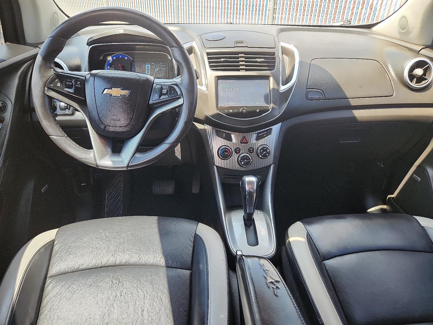 2016 Mosaic Black Metallic - GB8 /Jet Black - AEW Chevrolet Trax LTZ (KL7CJMSB6GB) with an Ecotec 1.4L I-4 DOHC, variable valve control, intercooled turbo, regular gasoline, engine with 138HP engine, located at 4110 Avenue Q, Lubbock, 79412, 33.556553, -101.855820- Photo#6