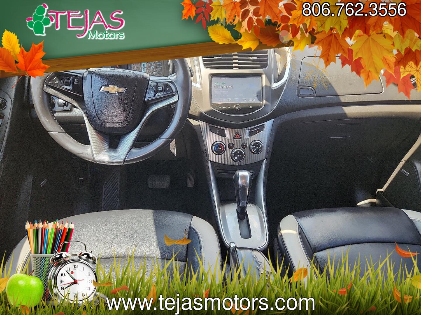 2016 Mosaic Black Metallic - GB8 /Jet Black - AEW Chevrolet Trax LTZ (KL7CJMSB6GB) with an Ecotec 1.4L I-4 DOHC, variable valve control, intercooled turbo, regular gasoline, engine with 138HP engine, located at 4110 Avenue Q, Lubbock, 79412, 33.556553, -101.855820- Photo#6