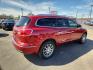 2014 RED Buick Enclave Leather (5GAKRBKD7EJ) with an 3.6L V-6 gasoline direct injection, DOHC, variable valve control, regular unleaded, engine with 288HP engine, located at 4110 Avenue Q, Lubbock, 79412, 33.556553, -101.855820 - 04/05/2024 INSPECTION IN ENVELOPE GOD - Photo#1