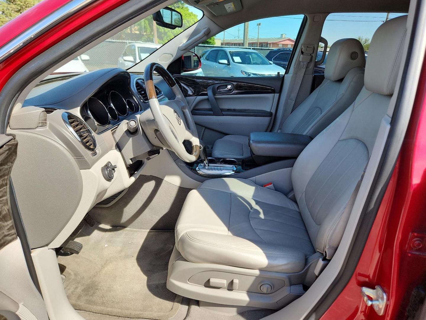 2014 RED Buick Enclave Leather (5GAKRBKD7EJ) with an 3.6L V-6 gasoline direct injection, DOHC, variable valve control, regular unleaded, engine with 288HP engine, located at 4110 Avenue Q, Lubbock, 79412, 33.556553, -101.855820 - 04/05/2024 INSPECTION IN ENVELOPE GOD - Photo#6