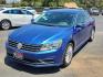 2017 Blue Volkswagen Passat 1.8T SE (1VWBT7A32HC) with an 1.8L I-4 gasoline direct injection, DOHC, variable valve control, intercooled turbo, regular unleaded, engine with 170HP engine, located at 4110 Avenue Q, Lubbock, 79412, 33.556553, -101.855820 - Photo#3