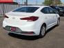 2020 WHITE /Black - C1 Hyundai Elantra SE (5NPD74LF0LH) with an Nu 2L I-4 DOHC, D-CVVT variable valve control, regular unleaded, engine with 147HP engine, located at 4110 Avenue Q, Lubbock, 79412, 33.556553, -101.855820 - Photo#3