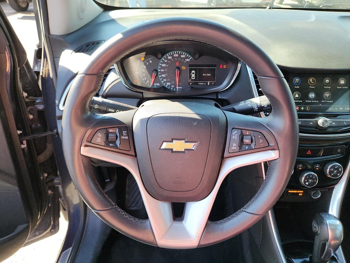 2018 BLUE Chevrolet Trax Premier (3GNCJMSB3JL) with an ECOTEC 1.4L I-4 DOHC, VVT variable valve control, intercooled turbo, regular unleaded, engine with 138HP engine, located at 4110 Avenue Q, Lubbock, 79412, 33.556553, -101.855820 - Photo#10