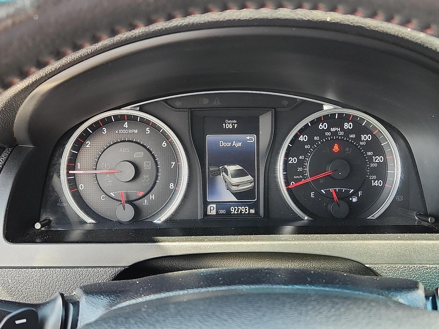 2017 Midnight Black Metallic - 218 /Black - 20 Toyota Camry SE (4T1BF1FK0HU) with an 2.5L I-4 DOHC, variable valve control, regular unleaded, engine with 178HP engine, located at 4110 Avenue Q, Lubbock, 79412, 33.556553, -101.855820 - Photo#9