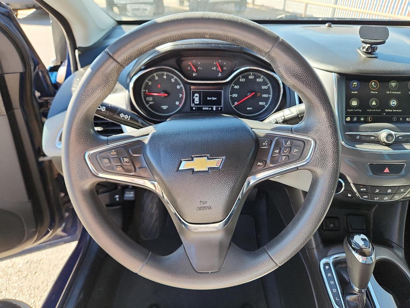 2019 Pacific Blue Metallic - G6O /Jet Black/Galvanized - HXW Chevrolet Cruze LT (1G1BE5SMXK7) with an 1.4L I-4 gasoline direct injection, DOHC, VVT variable valve control, intercooled turbo, regular unleaded, engine with 153HP engine, located at 4110 Avenue Q, Lubbock, 79412, 33.556553, -101.855820 - Photo#10
